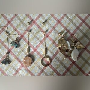 Bundle of 3 Elegant Earrings